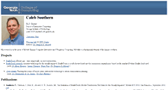 Desktop Screenshot of calebsouthern.com